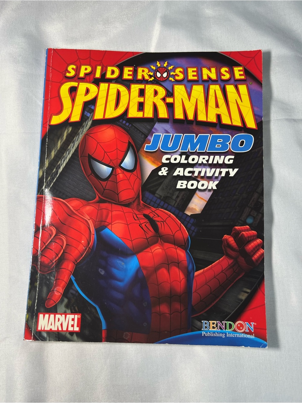 2009 Spider Sense Spider-Man Jumbo Coloring Activity‎ Book NEW Unused Marvel